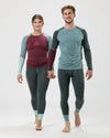 Langarm-Shirt Merino TRAUMTAGERL. salbeigrün