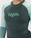 Langarm-Shirt Merino TRAUMTAGERL moorgrün
