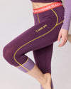 3/4-Pants Merino AUF GEHT'S. flieder dunkel