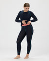 7/8-Pants Merino ALPIN. schwarzblau