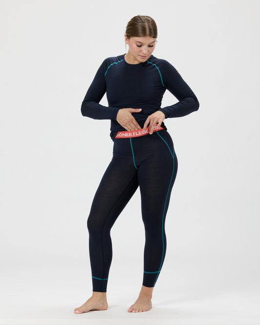7/8-Pants Merino ALPIN. schwarzblau