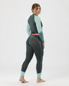 7/8-Pants Merino JUCHEE. moorgrün