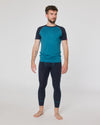 7/8-Pants Merino DRAUSSEN DAHOAM. nachtblau