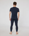 Kurzarm-Shirt Merino D'SUNNSEITN nachtblau