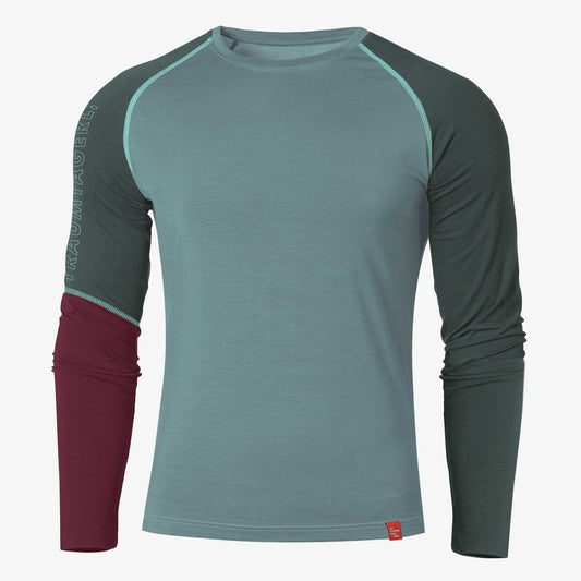 Langarm-Shirt Merino TRAUMTAGERL. salbeigrün