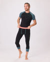 3/4-Pants Merino AUF GEHT'S. schwarz/graphit