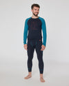 7/8-Pants Merino DRAUSSEN DAHOAM. nachtblau