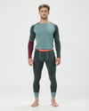 7/8-Pants Merino BERGAUF BERGAB moorgrün